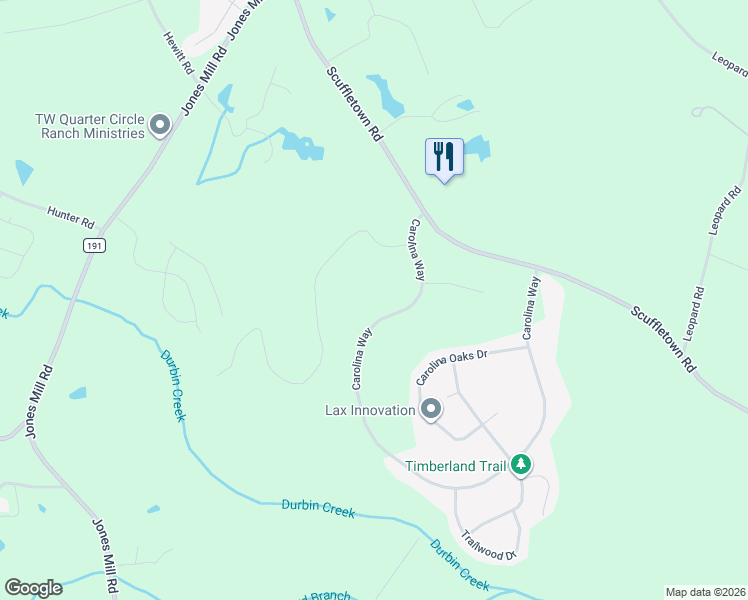map of restaurants, bars, coffee shops, grocery stores, and more near 44 Carolina Way in Fountain Inn