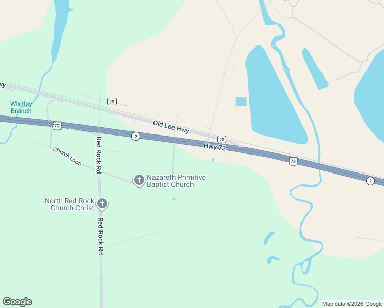 map of restaurants, bars, coffee shops, grocery stores, and more near 15010 U.S. 72 in Tuscumbia