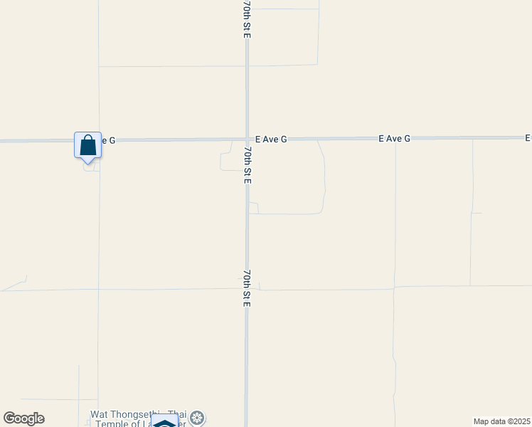 map of restaurants, bars, coffee shops, grocery stores, and more near East Avenue G4 in Lancaster