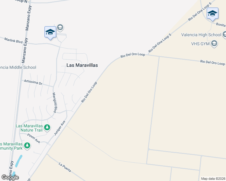 map of restaurants, bars, coffee shops, grocery stores, and more near Rio Del Oro Loop in Los Lunas