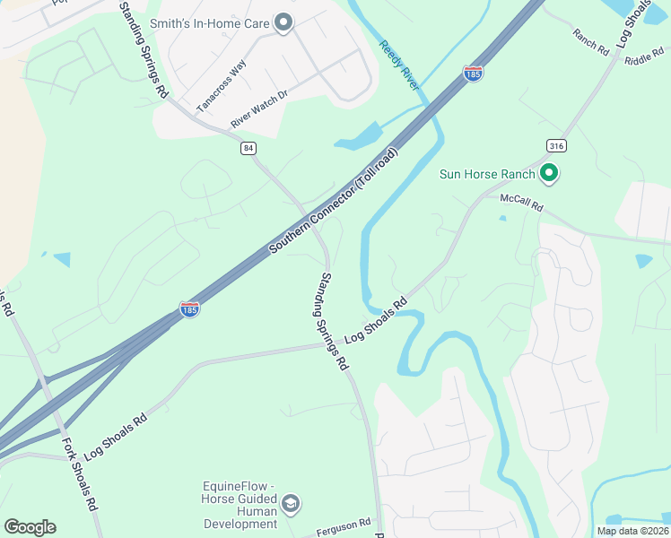 map of restaurants, bars, coffee shops, grocery stores, and more near 2273 Standing Springs Road in Greenville