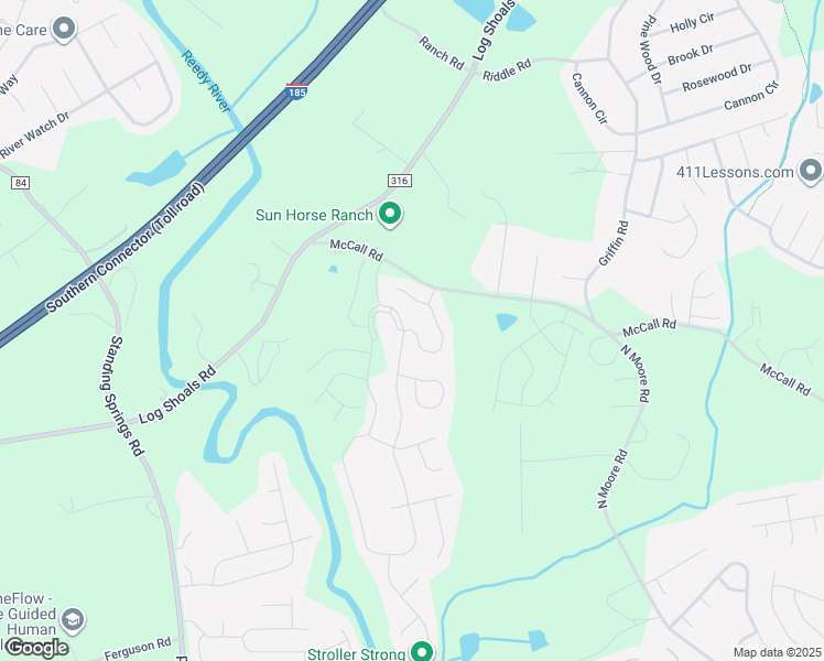 map of restaurants, bars, coffee shops, grocery stores, and more near 3 Mohegan Way in Greenville