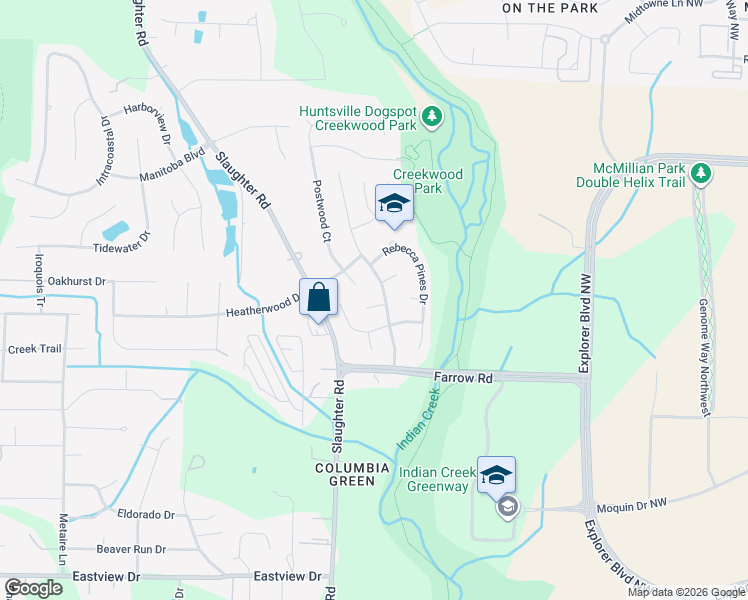 map of restaurants, bars, coffee shops, grocery stores, and more near 121 River Oaks Drive in Madison