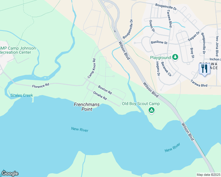 map of restaurants, bars, coffee shops, grocery stores, and more near 7025 Daytona Road in Jacksonville