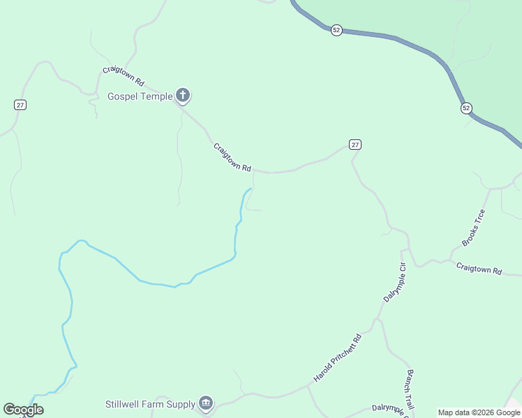 map of restaurants, bars, coffee shops, grocery stores, and more near 164 Annie May Lane in Ellijay