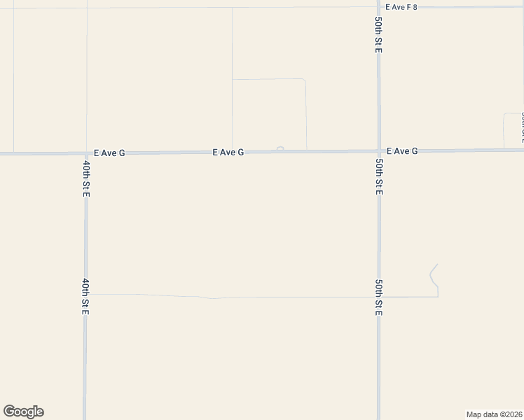 map of restaurants, bars, coffee shops, grocery stores, and more near 45th Street East in Lancaster