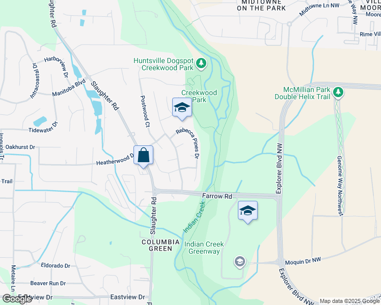 map of restaurants, bars, coffee shops, grocery stores, and more near 102 Vistawood Ct in Madison
