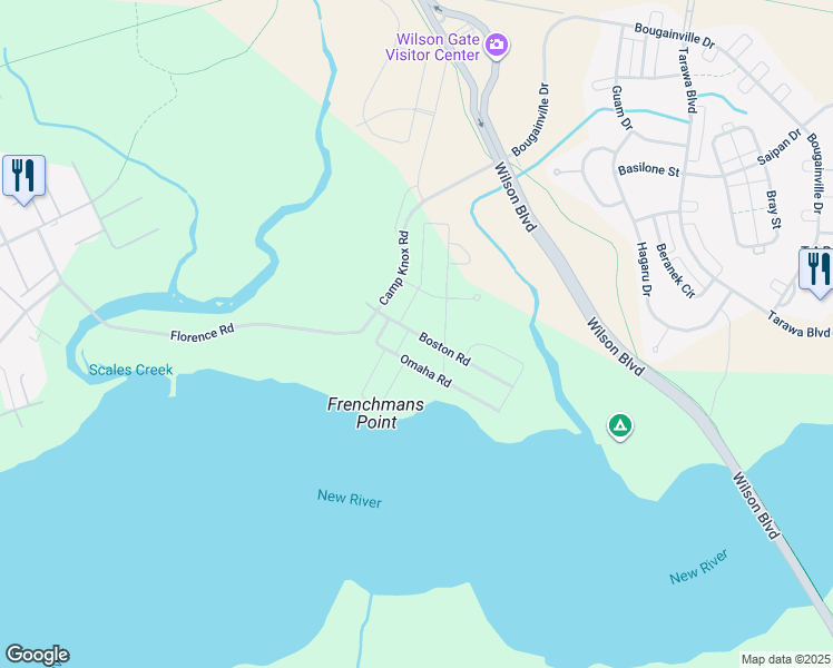 map of restaurants, bars, coffee shops, grocery stores, and more near 7000 Boston Road in Jacksonville