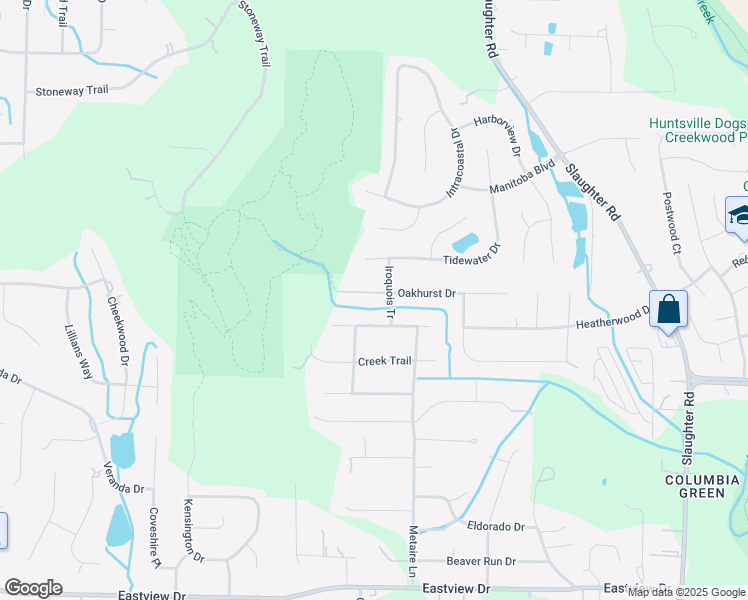 map of restaurants, bars, coffee shops, grocery stores, and more near 132 Oakhurst Drive in Madison