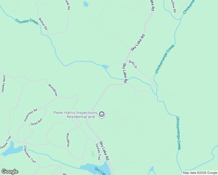 map of restaurants, bars, coffee shops, grocery stores, and more near 1410 Sky Lake Road in Sautee Nacoochee