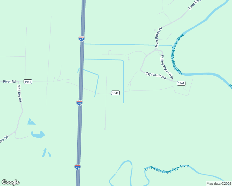 map of restaurants, bars, coffee shops, grocery stores, and more near 711 River Road in Wallace