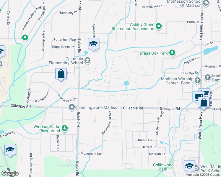map of restaurants, bars, coffee shops, grocery stores, and more near 200 Oxfordshire Circle in Madison