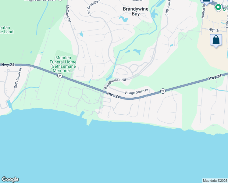 map of restaurants, bars, coffee shops, grocery stores, and more near 535 Village Green Drive in Morehead City