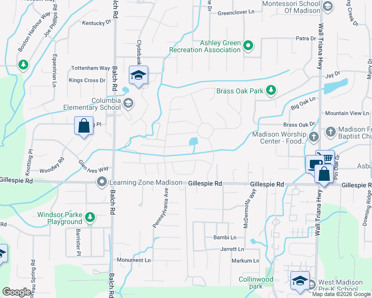 map of restaurants, bars, coffee shops, grocery stores, and more near 211 Greythorne Drive in Madison