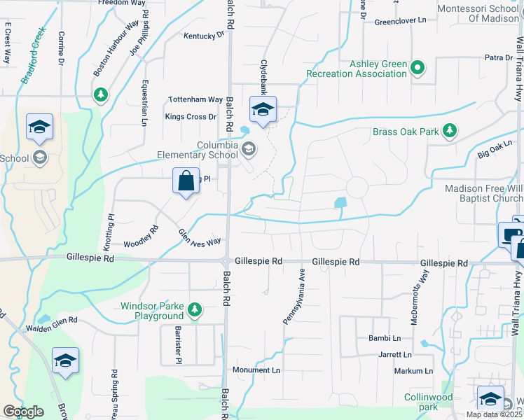 map of restaurants, bars, coffee shops, grocery stores, and more near 115 Oxfordshire Circle in Madison