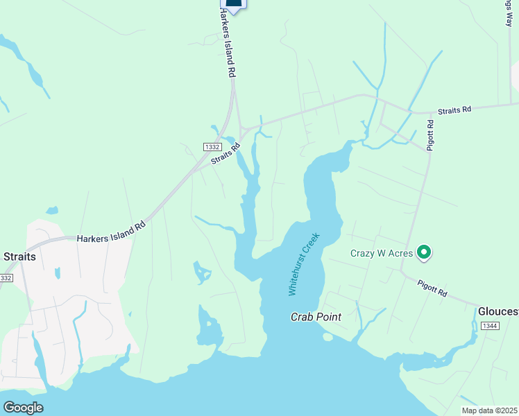 map of restaurants, bars, coffee shops, grocery stores, and more near 210 Landing Rd in Beaufort