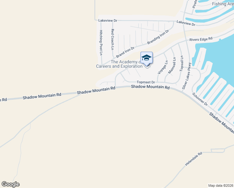 map of restaurants, bars, coffee shops, grocery stores, and more near 13801 Shadow Mountain Road in Helendale