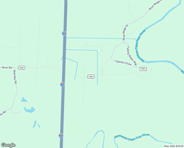 map of restaurants, bars, coffee shops, grocery stores, and more near 711 River Road in Wallace