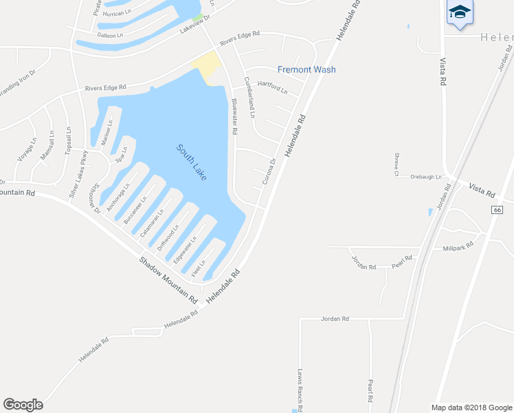 map of restaurants, bars, coffee shops, grocery stores, and more near 26698 Blue Water Road in Helendale