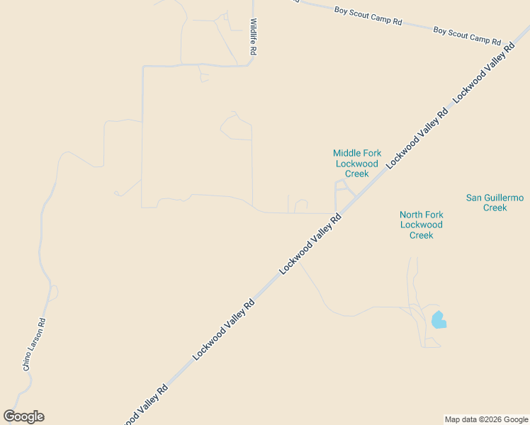 map of restaurants, bars, coffee shops, grocery stores, and more near Chico Larson Road in Frazier Park