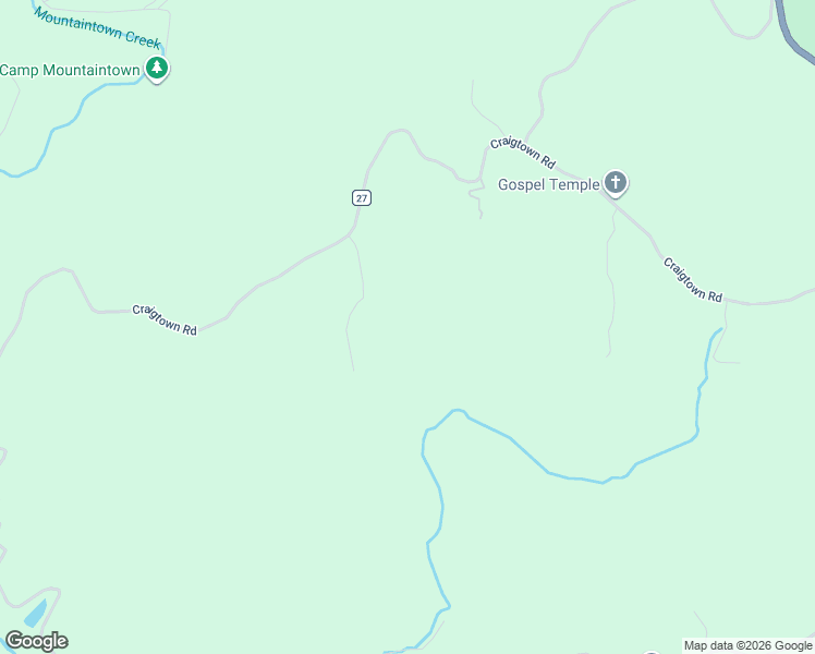 map of restaurants, bars, coffee shops, grocery stores, and more near 160 January Lane in Ellijay