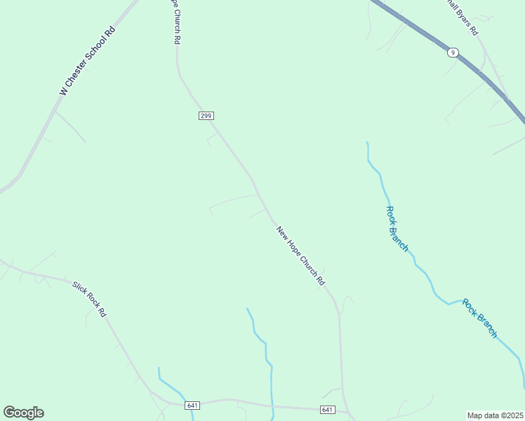 map of restaurants, bars, coffee shops, grocery stores, and more near 2231 New Hope Church Road in Chester