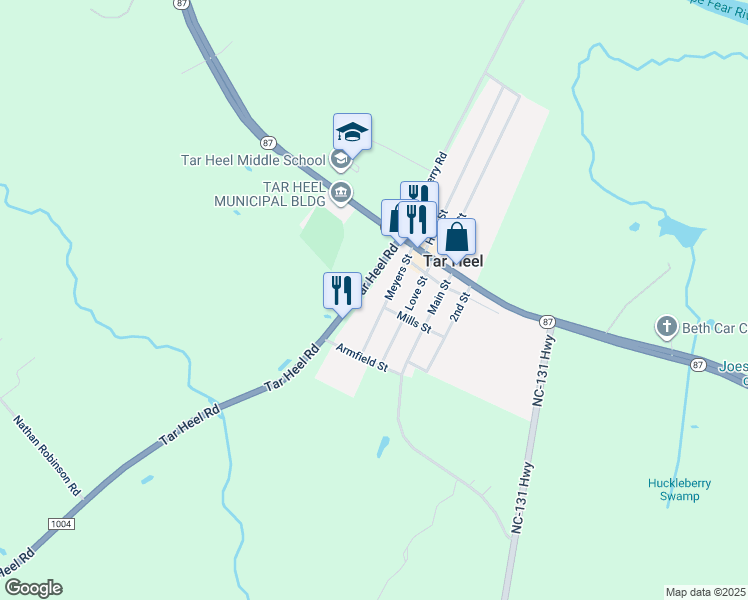 map of restaurants, bars, coffee shops, grocery stores, and more near in 