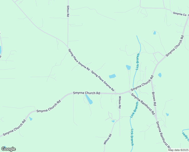map of restaurants, bars, coffee shops, grocery stores, and more near 314 Spring Place Smyrna Road in Chatsworth