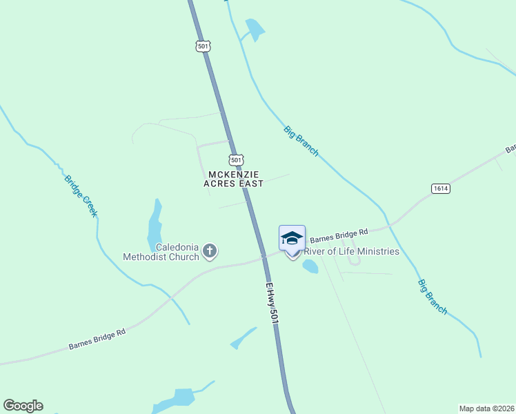 map of restaurants, bars, coffee shops, grocery stores, and more near 15640 McKenzie Avenue in Laurinburg