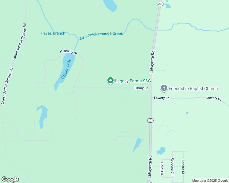 map of restaurants, bars, coffee shops, grocery stores, and more near 4079 East Jimmy Drive in Rocky Face
