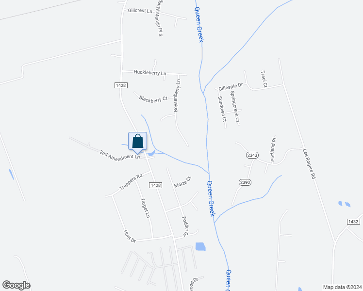 map of restaurants, bars, coffee shops, grocery stores, and more near 442 Boysenberry Lane in Hubert