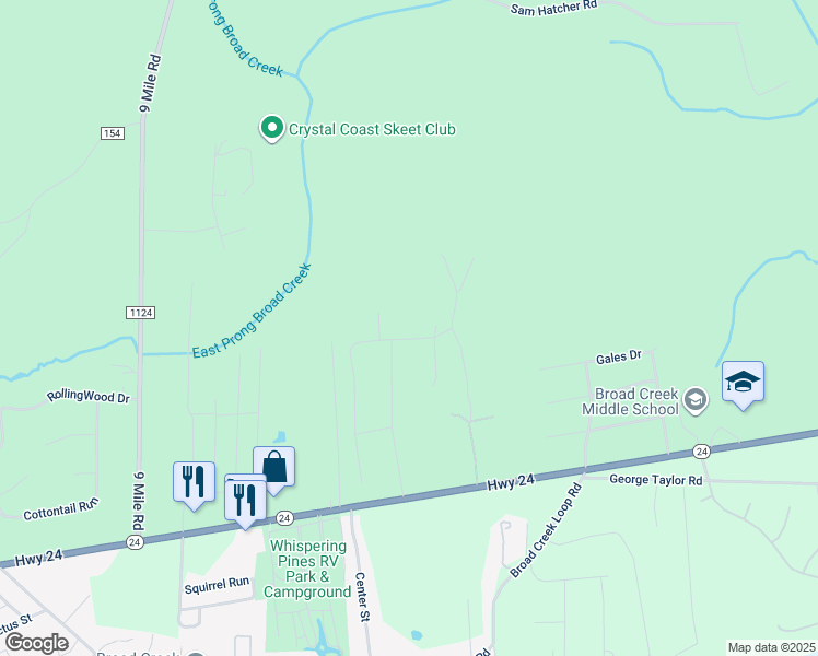 map of restaurants, bars, coffee shops, grocery stores, and more near in Newport