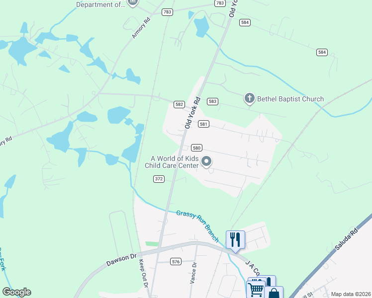 map of restaurants, bars, coffee shops, grocery stores, and more near 754 Old York Road in Chester