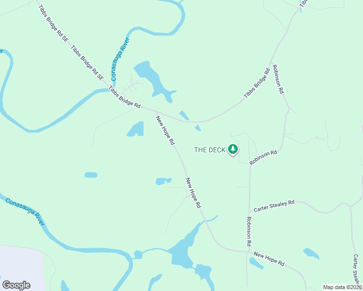 map of restaurants, bars, coffee shops, grocery stores, and more near 206 New Hope Road in Chatsworth