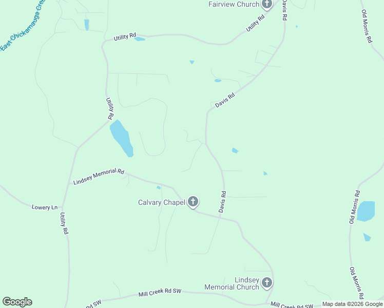 map of restaurants, bars, coffee shops, grocery stores, and more near 1618 Kendall Road in Rocky Face