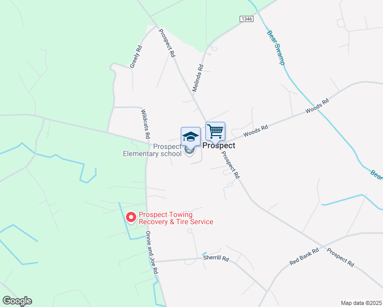 map of restaurants, bars, coffee shops, grocery stores, and more near 4024 Missouri Road in Maxton