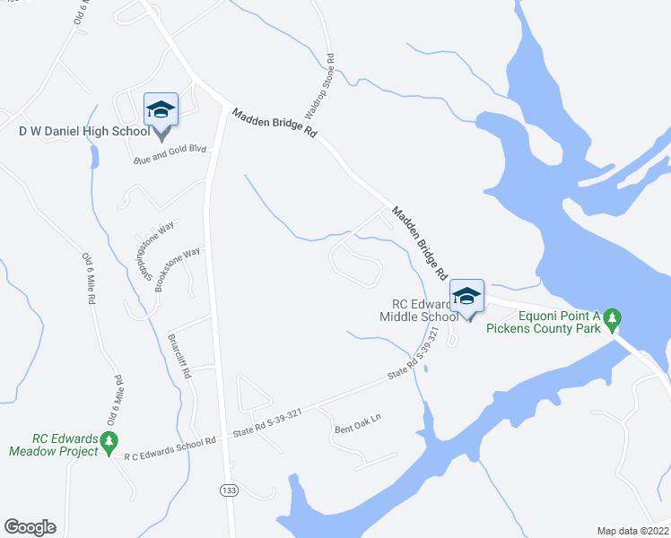 map of restaurants, bars, coffee shops, grocery stores, and more near 308 Arrowhead Drive in Central