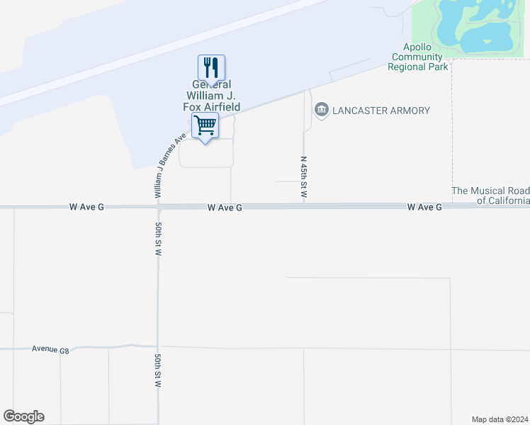 map of restaurants, bars, coffee shops, grocery stores, and more near in Lancaster