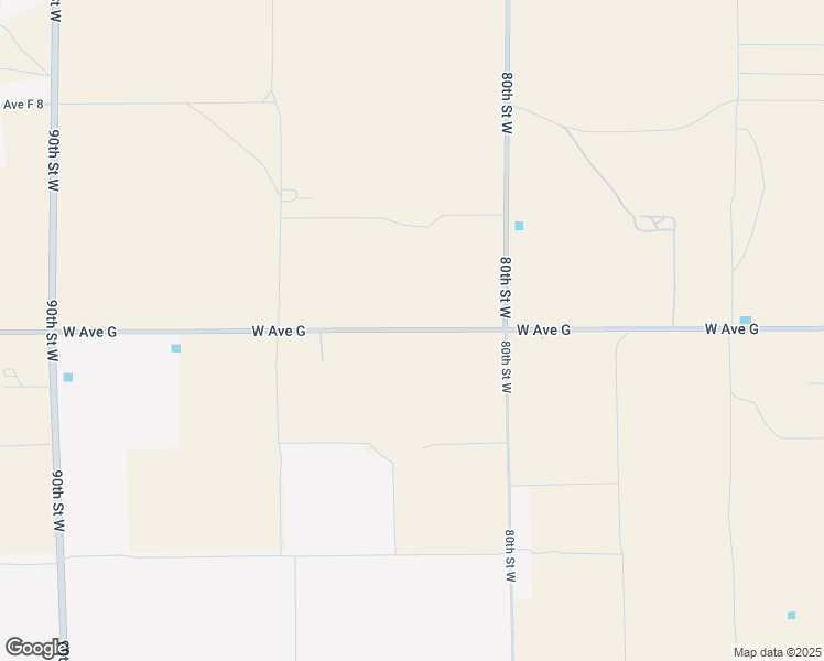 map of restaurants, bars, coffee shops, grocery stores, and more near West Avenue G in Los Angeles County