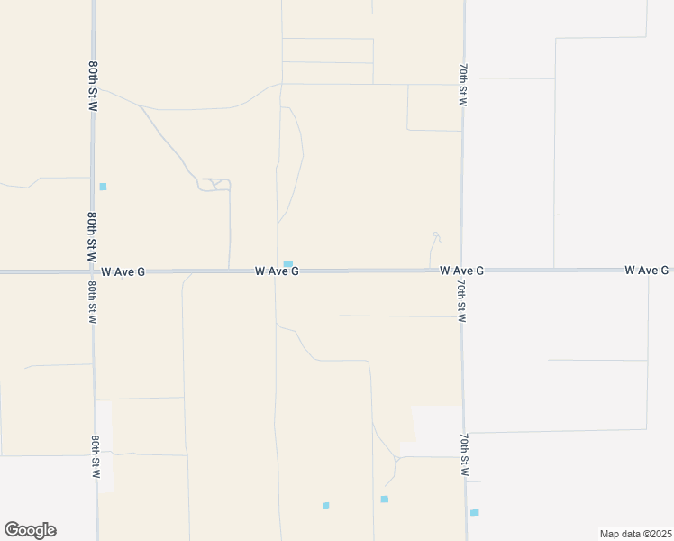 map of restaurants, bars, coffee shops, grocery stores, and more near West Avenue G in Los Angeles County