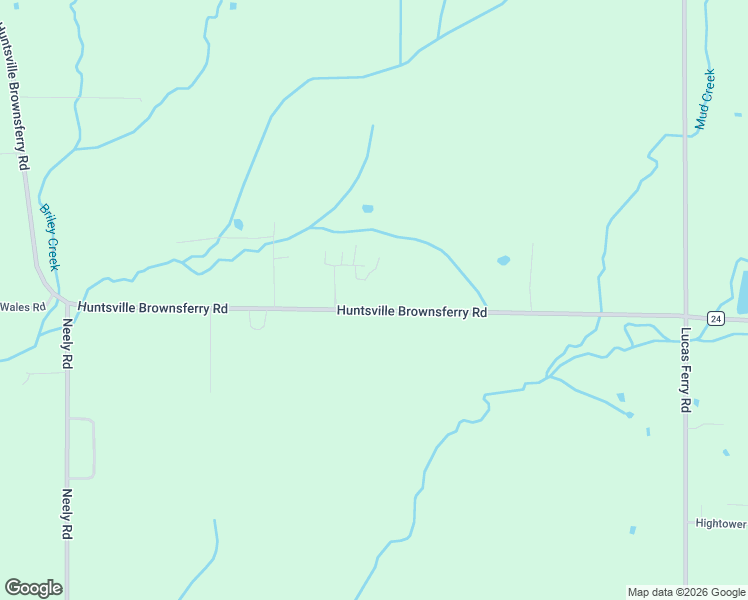 map of restaurants, bars, coffee shops, grocery stores, and more near 17255 Huntsville Brownsferry Road in Athens