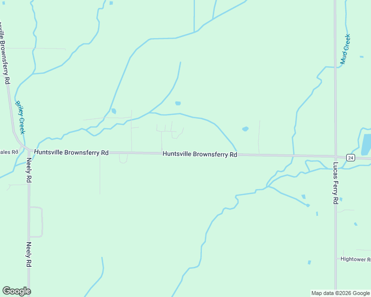 map of restaurants, bars, coffee shops, grocery stores, and more near 17255 Huntsville Brownsferry Road in Athens