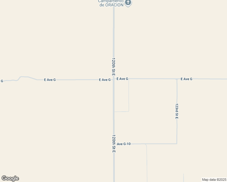 map of restaurants, bars, coffee shops, grocery stores, and more near 120th Street East in Lancaster