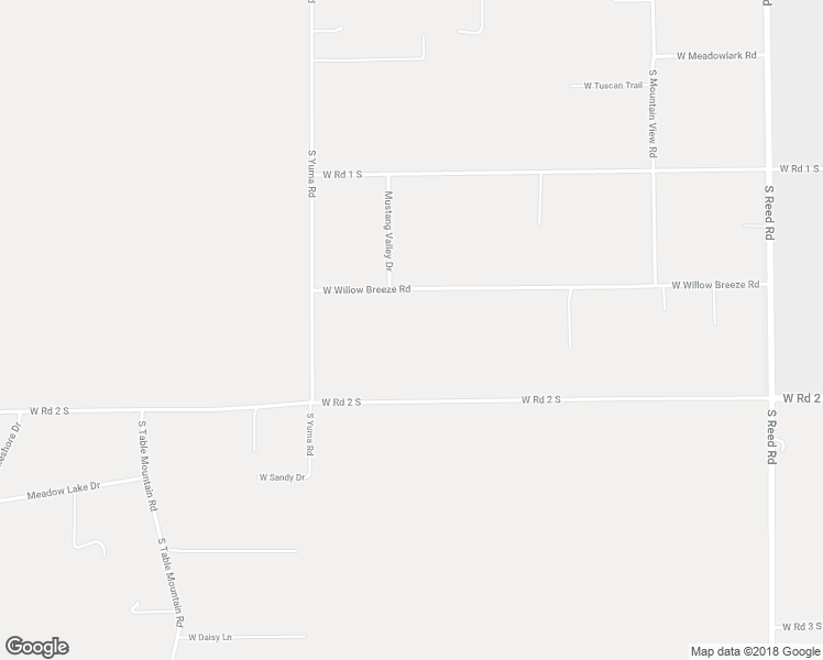 map of restaurants, bars, coffee shops, grocery stores, and more near 2795 West Willow Breeze Road in Chino Valley