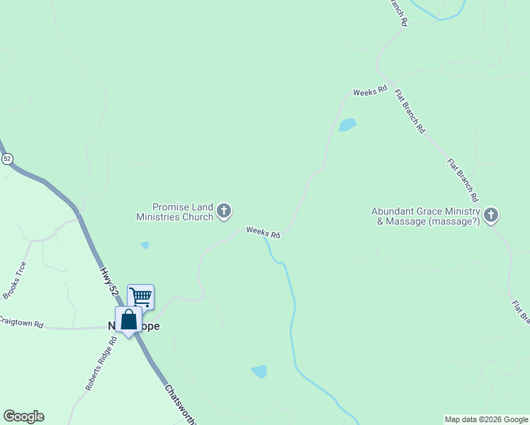 map of restaurants, bars, coffee shops, grocery stores, and more near 1000-1498 Weeks Road in Ellijay