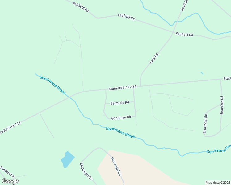 map of restaurants, bars, coffee shops, grocery stores, and more near 134 Bermuda Road in Cheraw