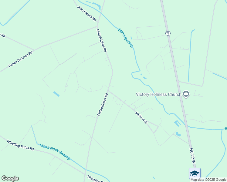 map of restaurants, bars, coffee shops, grocery stores, and more near 2425-2525 Philadelphus Road in Pembroke