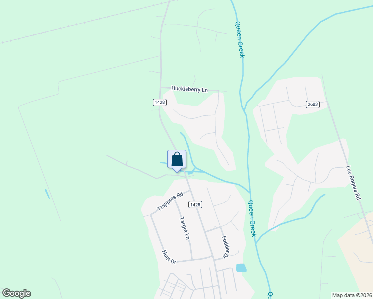 map of restaurants, bars, coffee shops, grocery stores, and more near 400 Riggs Road in Hubert