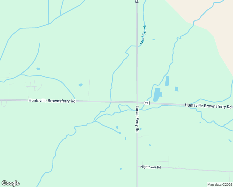 map of restaurants, bars, coffee shops, grocery stores, and more near 17837 Huntsville Brownsferry Road in Athens