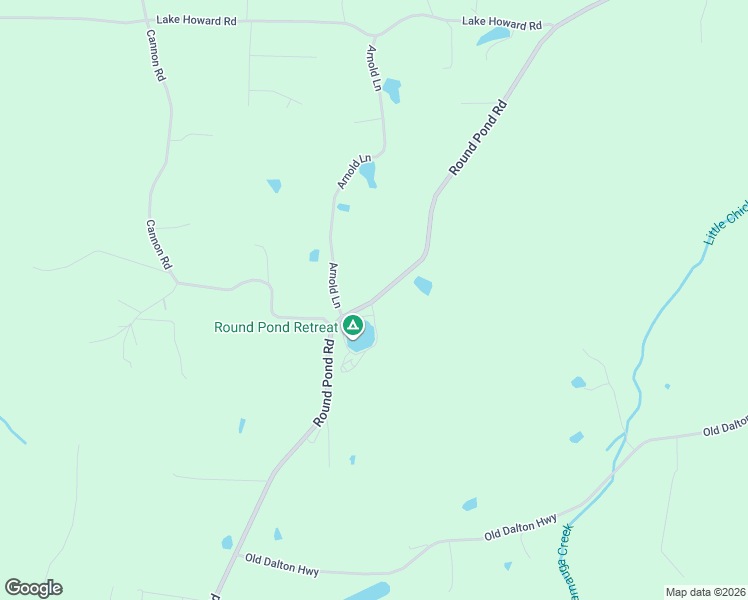 map of restaurants, bars, coffee shops, grocery stores, and more near 1920 Round Pond Road in LaFayette